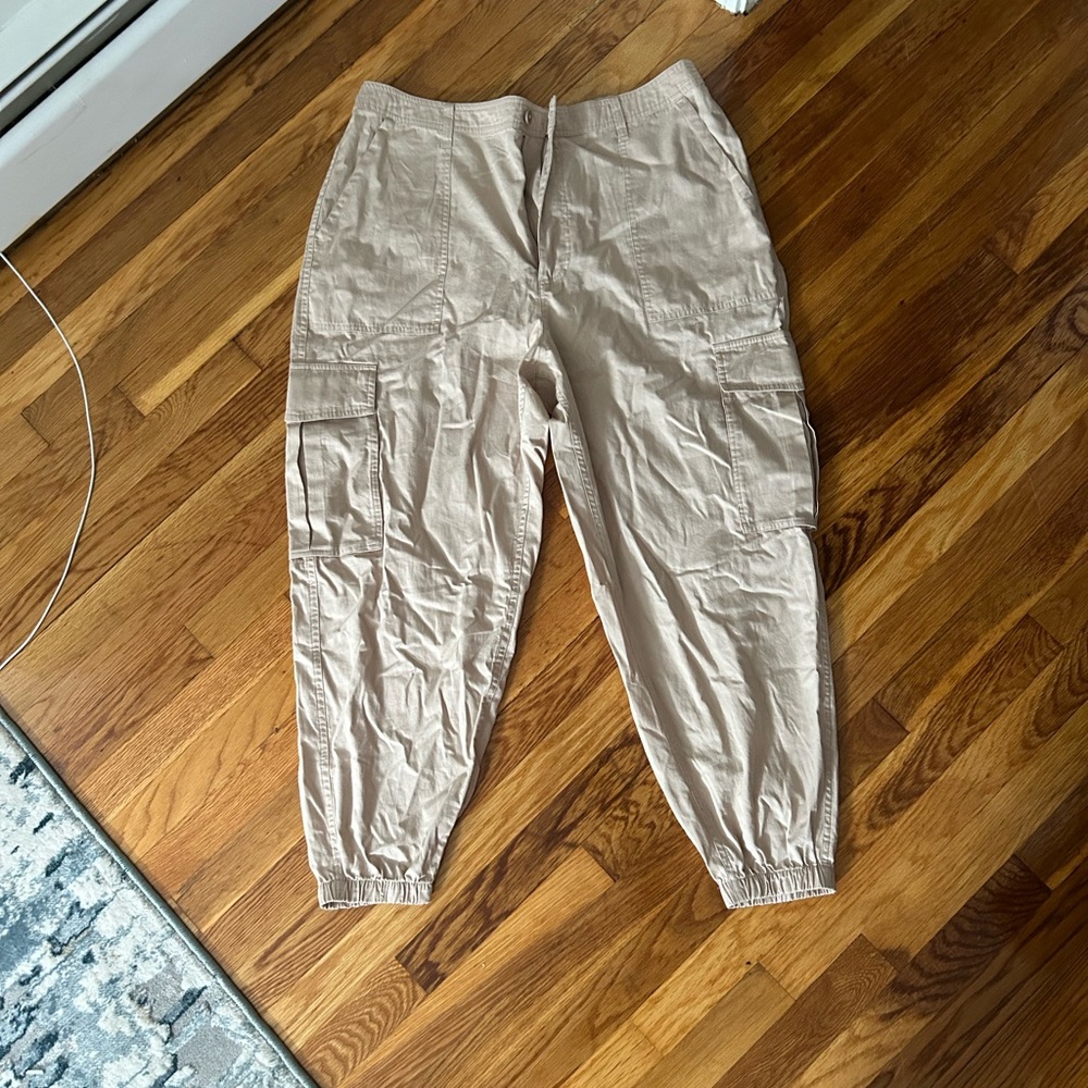 Abercrombie & Fitch Light Tan Joggers